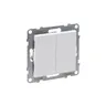 SUNO Łącznik schodowy podwójny 10A 250V moduł, szybkozłączki, biały; 721108 LEGRAND
