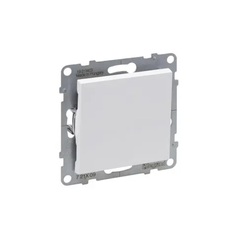 SUNO Przycisk pojedynczy 6A 250V moduł, szybkozłączki, biały; 721109 LEGRAND