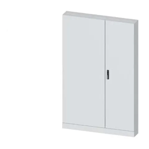 ALPHA 630 DIN Rozdzielnica stojąca IP44 kl.1 IK09 wymiary: 1950 x 1300 x 210mm RAL 7035 z wszystkimi kołnierzami w części górnej i cokołem 100 mm; 8GK1322-8KA52, SIEMENS