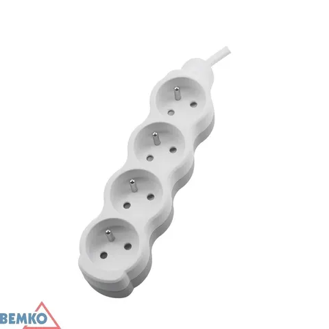 PRZEDŁUŻACZ NB 4X 2P+Z 1.5MM X 5.0M; B05-NB4GU5M, BEMKO