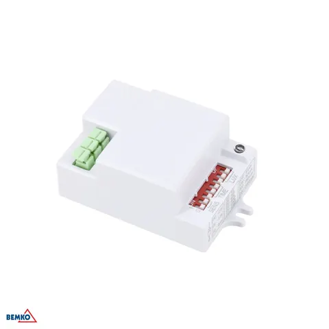 Czujnik Mikrofalowy 500w 360* Ip20 Prostokątny Biały Dip-switch