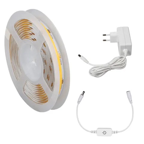 Pasek LED 1,5m ściemnialny 7,5W 450lm IP54/20 3000-3900K + włącznik zbliżeniowy + zasilacz