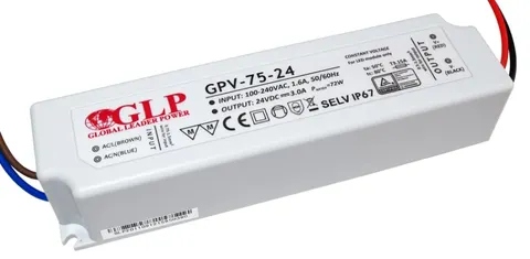 Zasilacz stałonapięciowy do LED GLP GPV-75-24 75W24V ,TUV , PFC, EN 61347-2-13