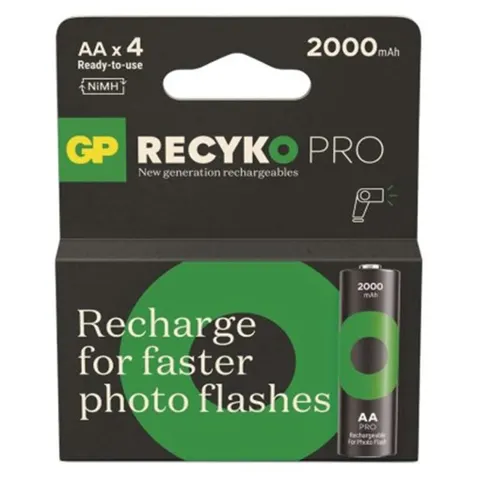 Akumulatorek ReCyko Pro Photo AA (HR6) 4PP/*MPP; B2629, GP BATTERIES