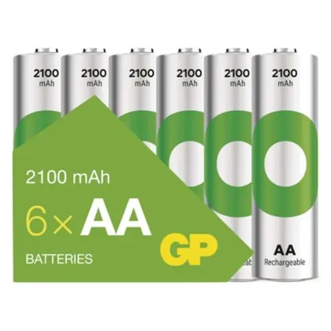Akumulatorek ReCyko 2100 AA (HR6) 6PP /*MPP; B2521V, GP BATTERIES