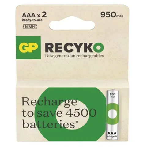 Akumulatorek ReCyko 950 AAA (HR03) 2PP /*MPP; B25112, GP BATTERIES