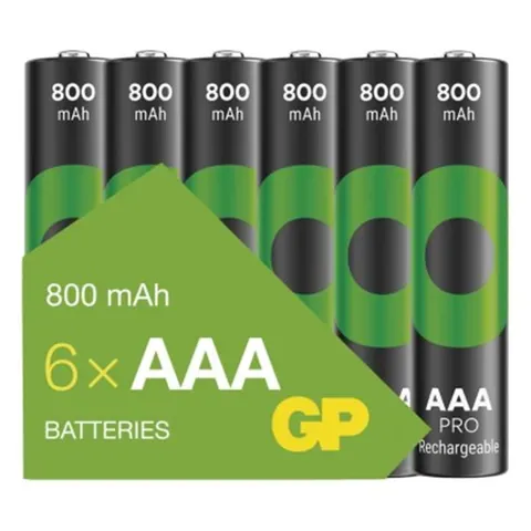 Akumulatorek ReCyko Pro AAA (HR03) 6PP /*MPP; B2618V, GP BATTERIES