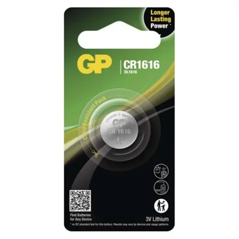 GP Bateria litowa guzikowa CR1616 1BL