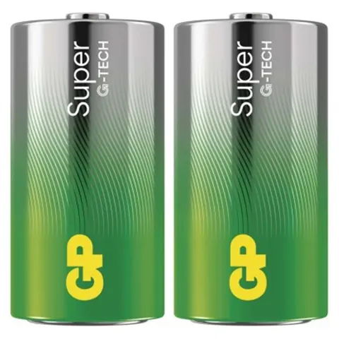 Bateria alkaliczna SUPER C (LR14) 2SH, 2szt; B01302, GP BATTERIES