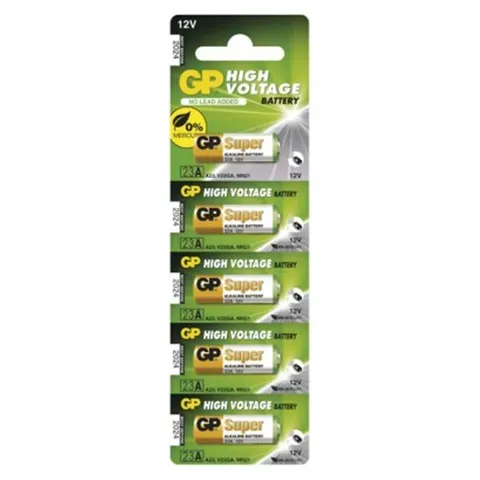 Bateria alkaliczna specjalna HIGH VOLTAGE 23AF 5BL, 5szt; B1300, GP BATTERIES