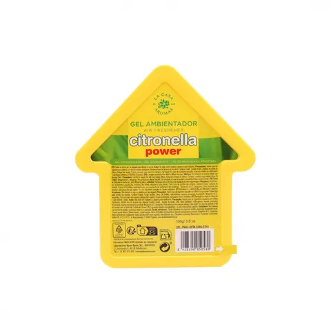 LA CASA DE LOS AROMAS CITRONELLA POWER Odświeżacz w żelu TRAWA CYTRYNOWA, 100 g