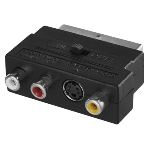 Redukcja SCART 3Cinch + SVHS