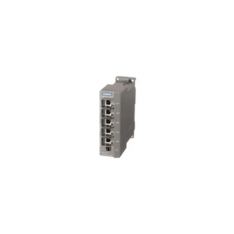 SCALANCE X005, IE ENTRY LEVEL SWITCH UNMANAGED 5X 10/100 MBIT/S RJ45 PORTS, LED DIAGNOSTICS, IP30, 24 V DC
