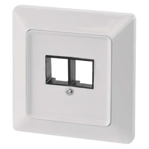 Pokrywa gniazda 2× RJ45