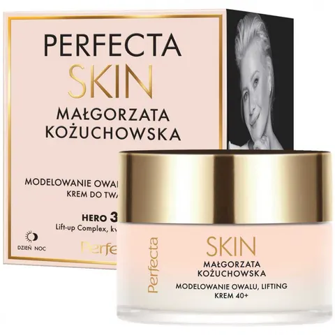 MAŁGORZATA KOŻUCHOWSKA Modelująco-liftingujący krem do twarzy +40 PERFECTA SKIN, 50 ml