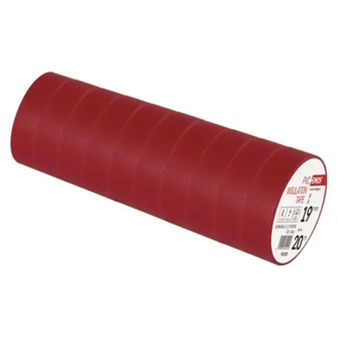 Taśma izolacyjna PVC 19mm / 20m czerwona