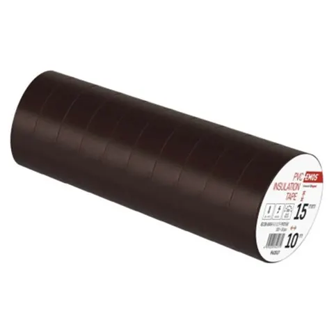 Taśma izolacyjna PVC 15mm / 10m brązowa