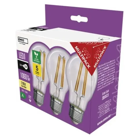 Żarówka LED Filament A60 A CLASS/ E27 / 5 W (75 W) / 1 060 lm / ciepła biel