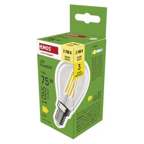 Żarówka LED Filament Mini Globe / E14 / 7 W (75 W) / 1055 lm / ciepła biel
