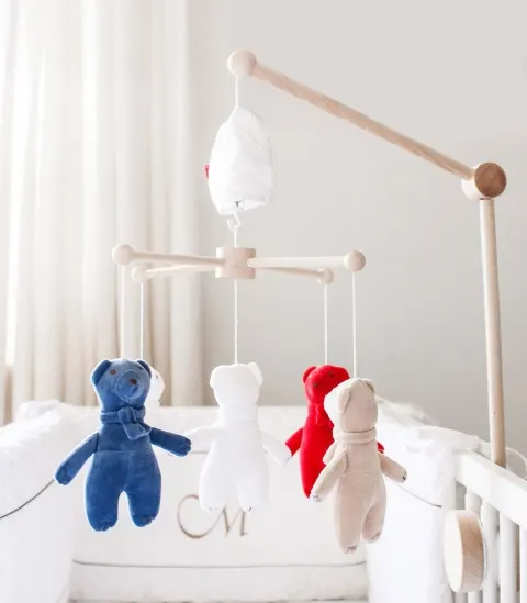 Sleeping Teddy - karuzela z obrotową pozytywką, Muzpony