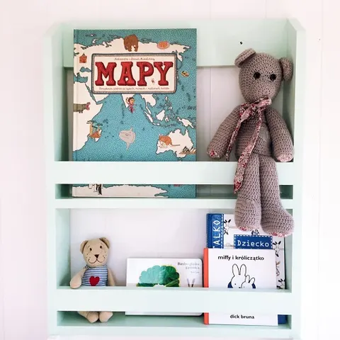 Półka na książki biblioteczka mała Bambooko