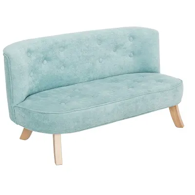 Sofa Welur Brudny Błękit Somebunny