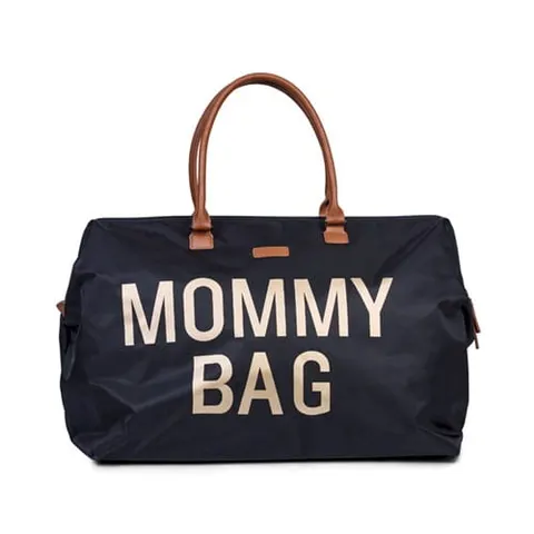 Torba Mommy Bag Czarno-Złota