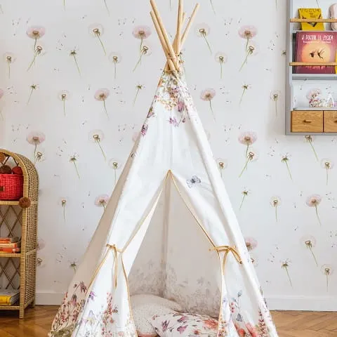 Tapeta dziecięca Dandelions Mlecze