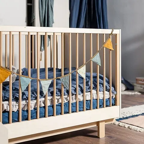 Łóżeczko - łóżko dziecięce 70x140 cm Basic kaszmir z opcją tapczanika