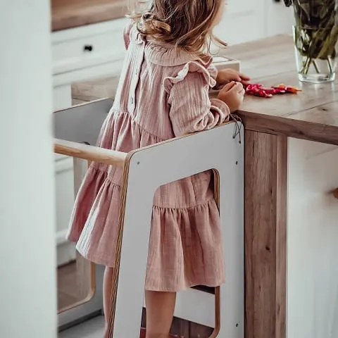 Kitchen Helper Pomocnik Kuchenny dla Dziecka Scandi szary