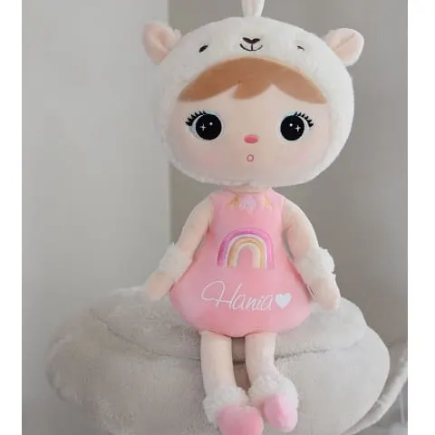 Lalka Metoo Alpaka różowa 48 cm z imieniem