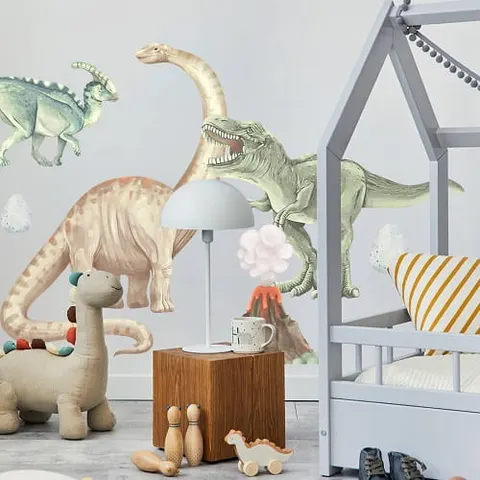 Naklejka na ścianę dinozaury I