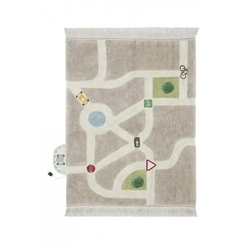 Lorena Canals Dywan do Zabawy Mapa Miasta Eco-City 120x170 cm