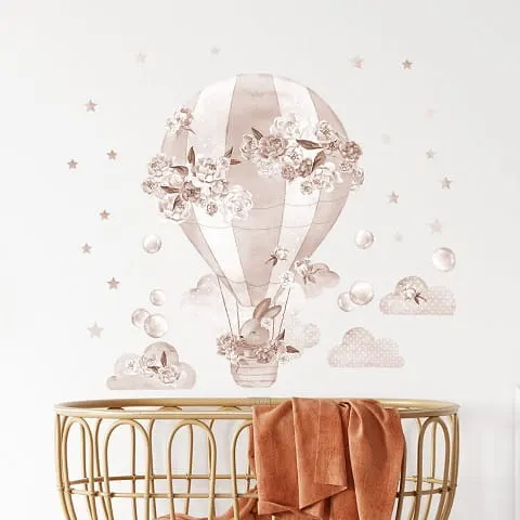 Naklejka na ścianę balon boho