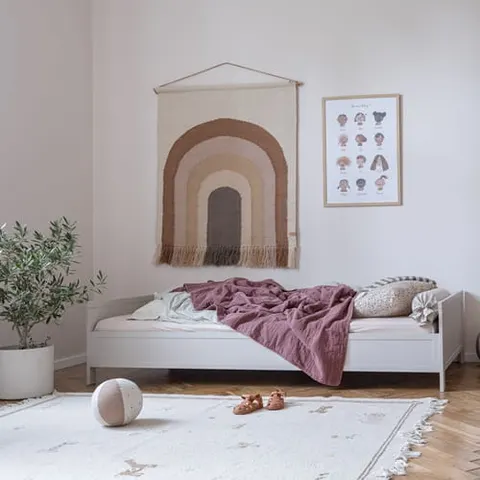 Łóżko 90x200 cm Vintage kaszmir
