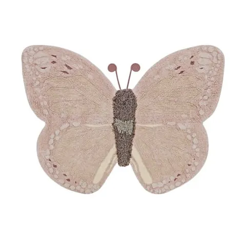 Dywan bawełniany Baby Butterfly Motyl, Animal Rugs, Lorena Canals