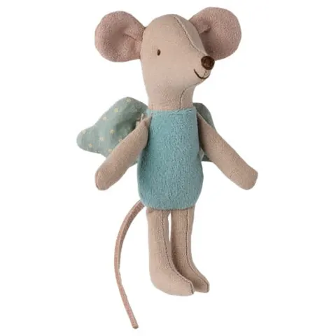 Maileg Myszka wróżka aniołek 11 cm miętowa fairy mouse