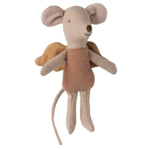 Maileg Myszka wróżka aniołek 11 cm beżowa fairy mouse