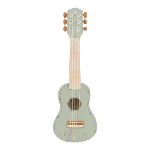 Drewniana gitara zielona Safari Friends FSC Little Dutch