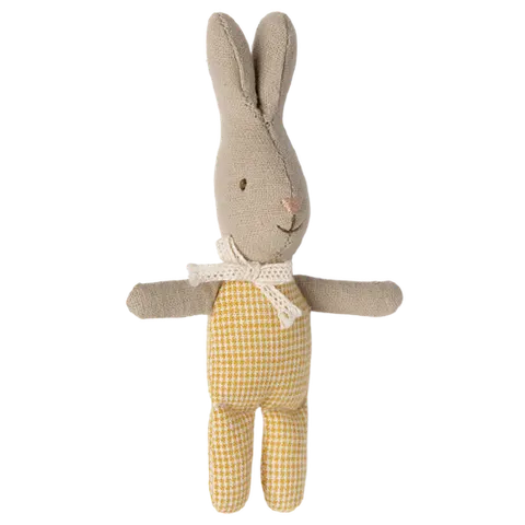 Maileg króliczek w żółtą kratkę rabbit yellow check