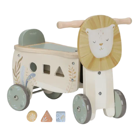 Jeździk Lew Safari Friends drewniany Little Dutch