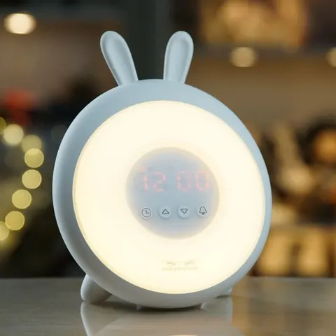 Lampka budząca światłem biały królik, Rabbit&Friends