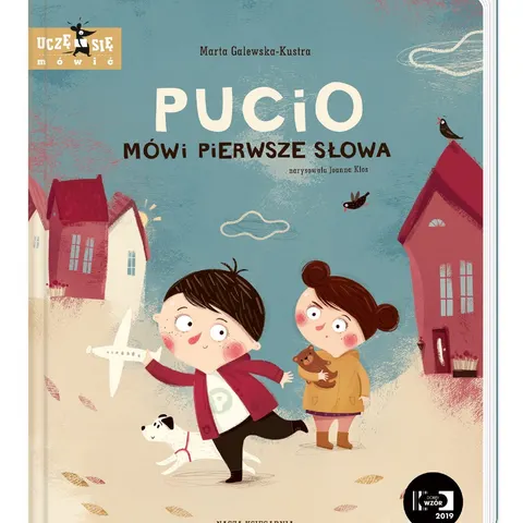 Pucio mówi pierwsze słowa. Wydawnictwo Nasza Księgarnia