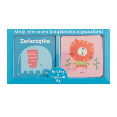 Książka & 10 puzzli Zwierzątka. Yoyo Books