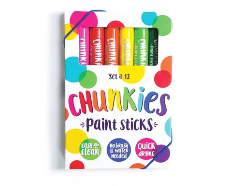Farby w Kredce 12 szt. Chunkies Paint Sticks, Ooly