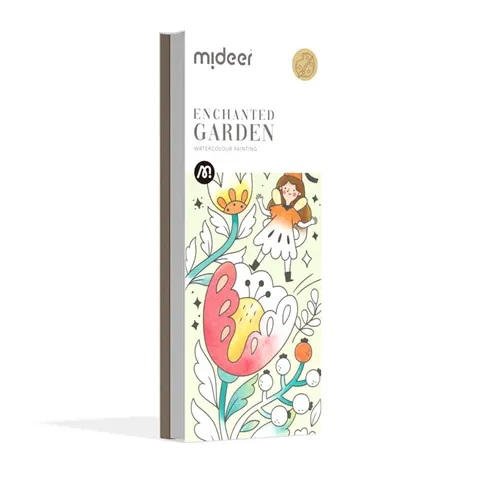 Kolorowanka akwarelowa – Zaczarowany ogród, Mideer