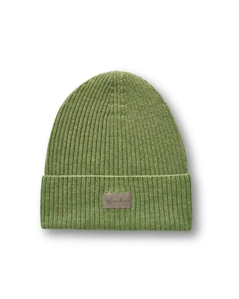 Czapka 100% wełna merino, khaki. Strojmisie