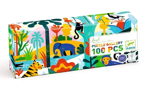 Puzzle tekturowe DŻUNGLA 100 elem.Djeco