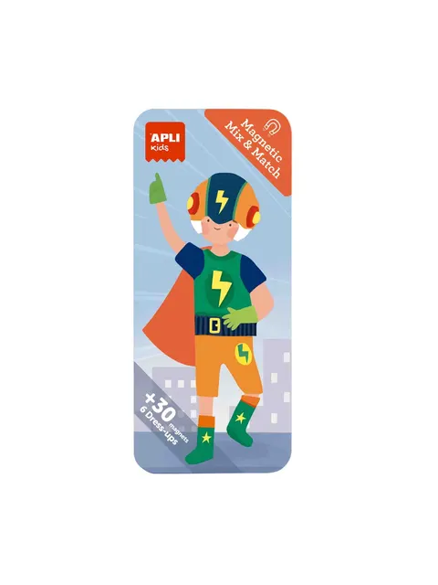 Magnetyczna układanka Mix&Match. Superbohaterowie. Apli Kids