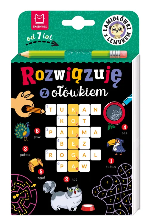 Łamigłówki z ołówkiem i lemurem. Od 7 lat. Aksjomat
